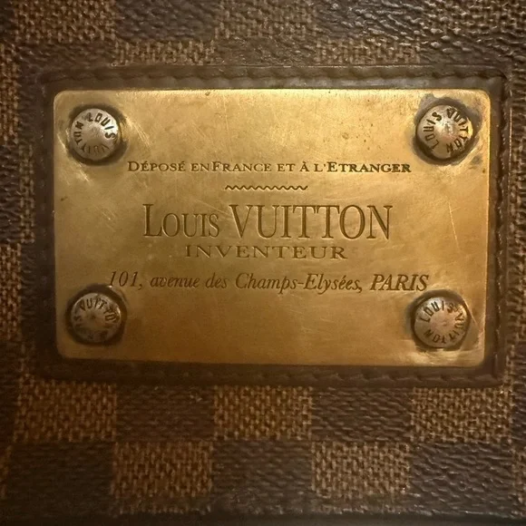 Louis Vuitton Damier Ebene Brooklyn Canvas Bag—2008 France - Picture 11 of 16